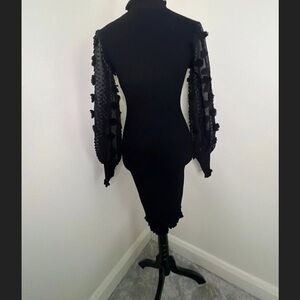 Almost Famous Black Long Sleeve Dress